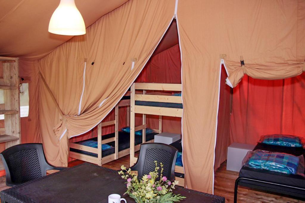Safari tent at Camping le Rotja Fuilla Eksteriør billede